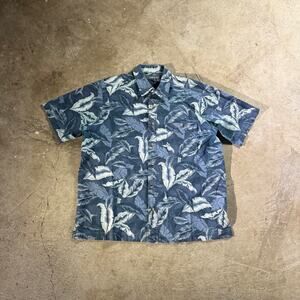 Vintage Y2K Craft & Barrow Hawaiian Short Slevee Button Up Shirt